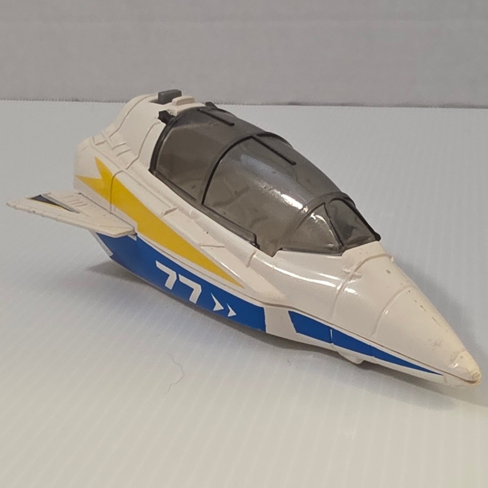 Kenner M.A.S.K. Meteor Stunt Jet Vehicle White Fair 1987 Split Seconds